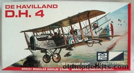 MPC 1/72 De Havilland DH-4, 5003-50 plastic model kit